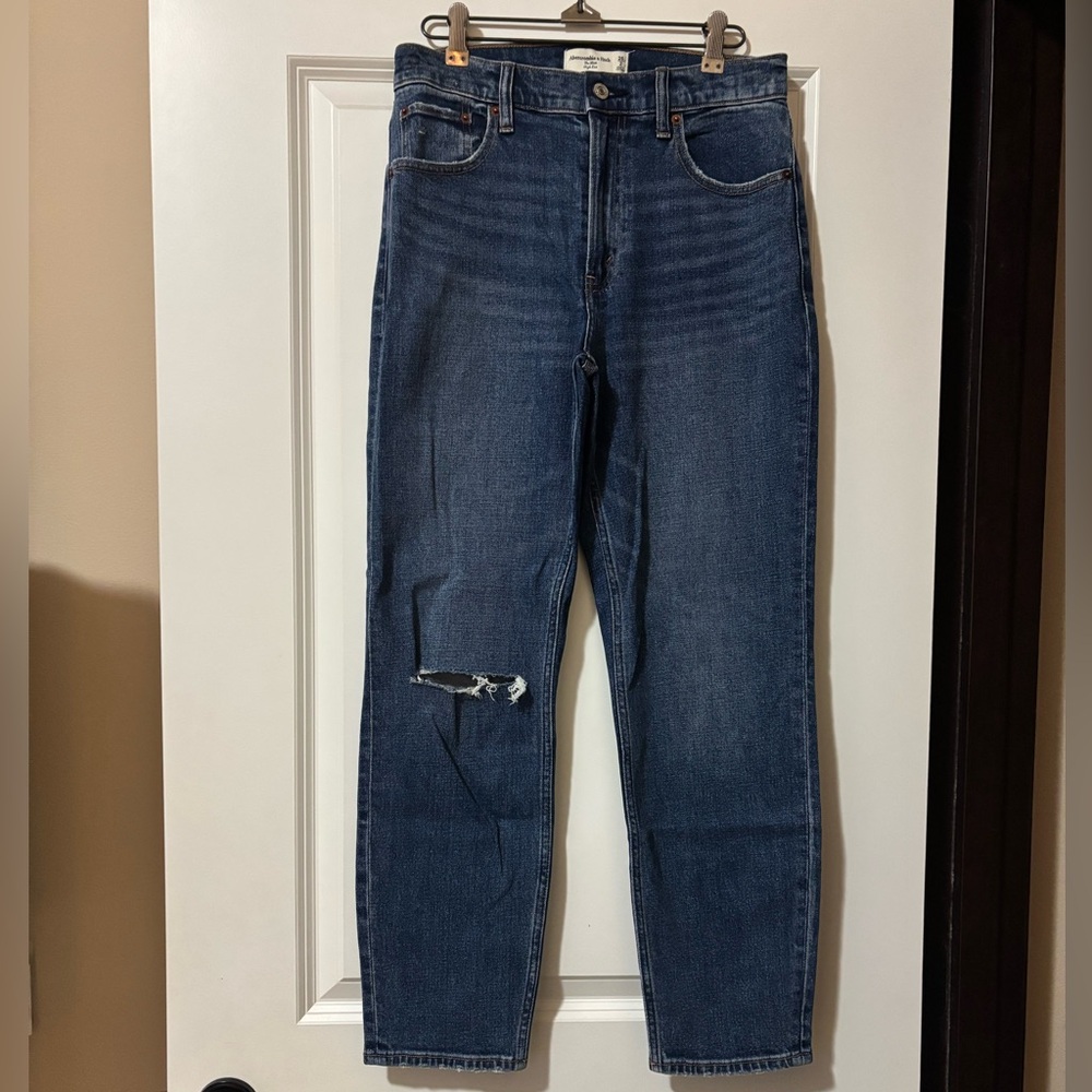 Abercrombie & Fitch Dark Blue Denim Jeans